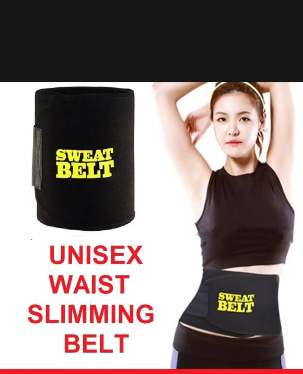 Sweet Sweat Waist Trimmer Belt – Slimming & Fitness Support Belt