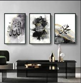 Set of 3 Sticky Wooden Wall Frames – Motivational Home & Office Decor