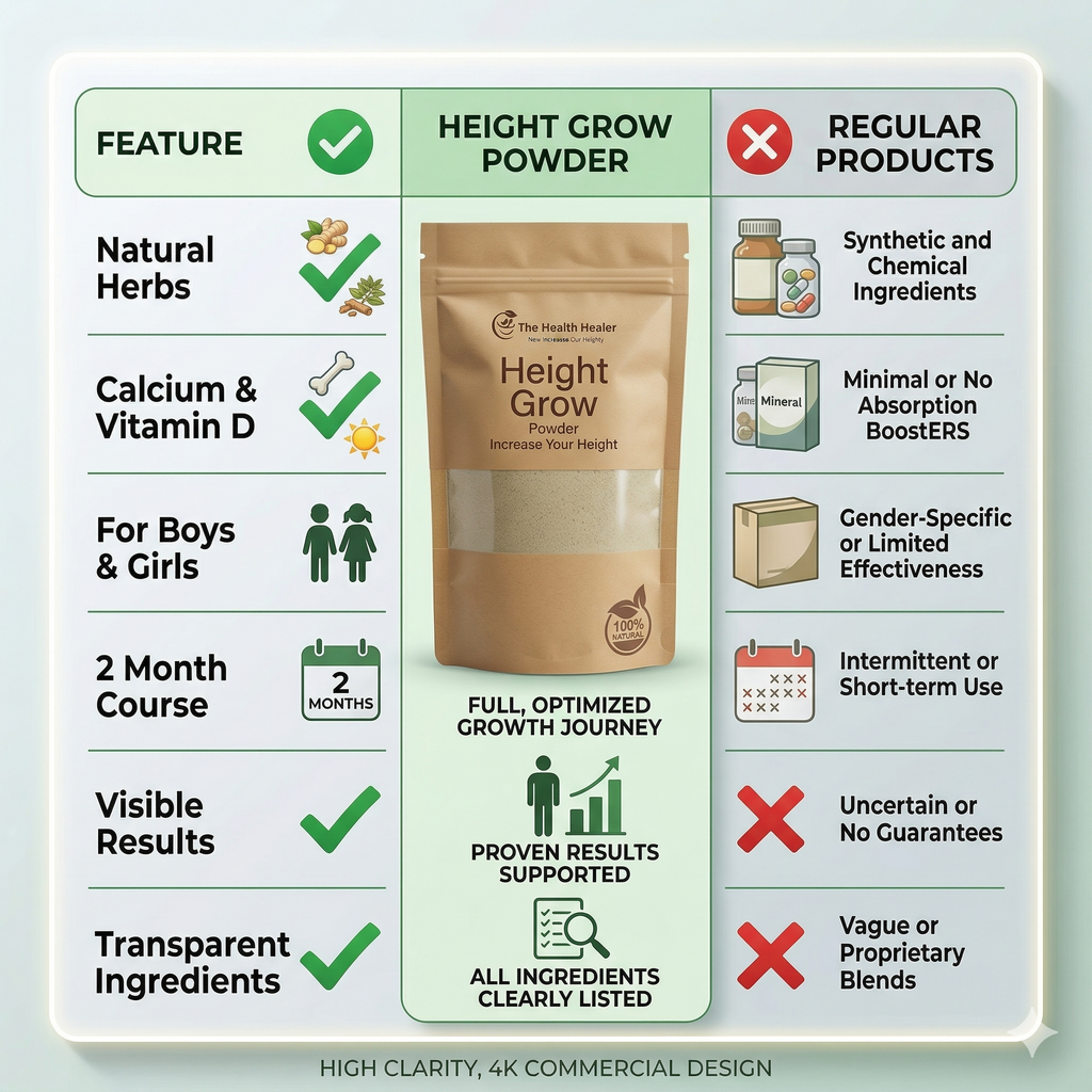Height Powder (for Bone & Growth Support) Buy 1 get free