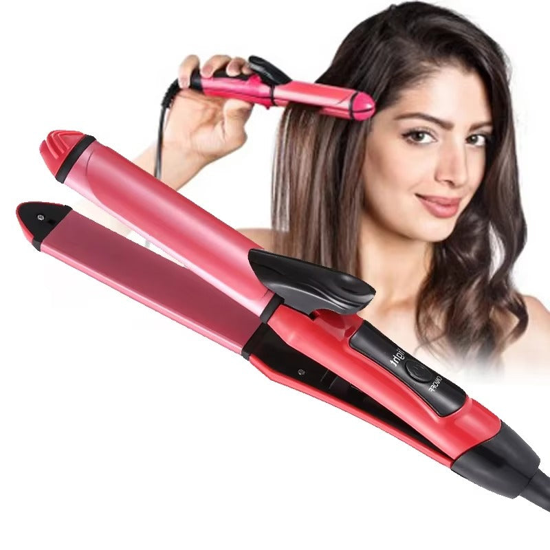 2-in-1 Hair Straightener & Curler